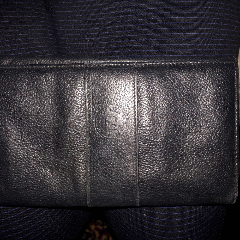 Fendi black bifold wallet